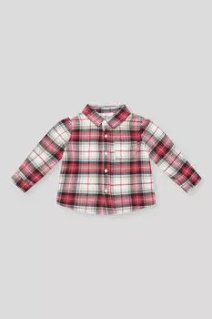 Рубашка хлопковая в клетку Fagottino