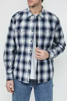 Рубашка хлопковая в клетку GRAND & HILLS