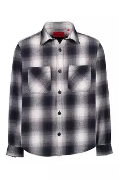 Рубашка хлопковая в клетку HUGO
