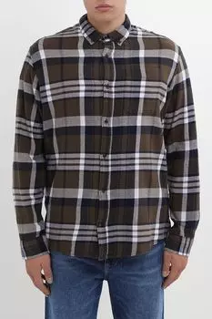 Рубашка хлопковая в клетку Jack & Jones