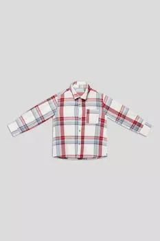 Рубашка хлопковая в клетку Mayoral
