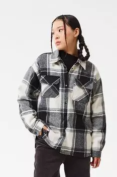 Рубашка хлопковая в клетку оверсайз SMENA