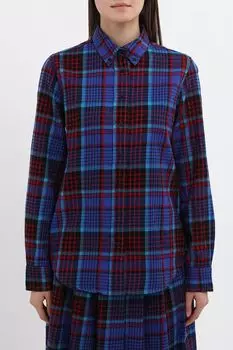 Рубашка хлопковая в клетку Piombo