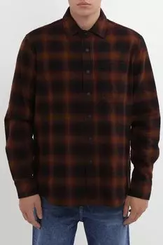 Рубашка хлопковая в клетку Replay