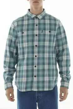 Рубашка хлопковая в клетку с карманами Superdry