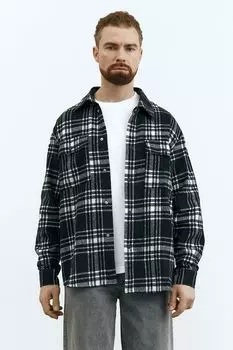 Рубашка хлопковая в клетку с карманами Urban Tiger