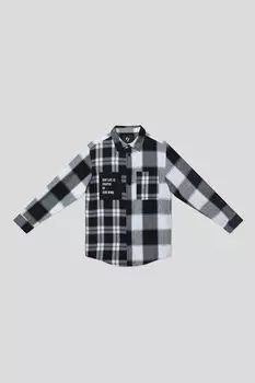 Рубашка хлопковая в клетку с карманом Reporter Young