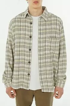 Рубашка хлопковая в клетку с карманом Strellson