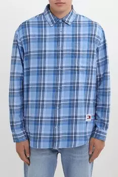 Рубашка хлопковая в клетку Tommy Jeans