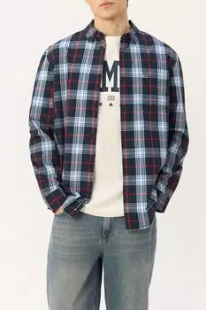 Рубашка хлопковая в клетку Tommy Jeans