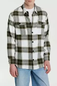 Рубашка хлопковая в клетку Urban Tiger