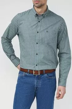 Рубашка хлопковая в мелкую клетку LERROS