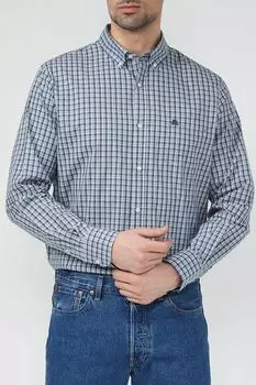 Рубашка хлопковая в мелкую клетку LERROS