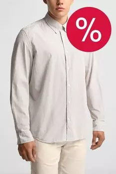 Рубашка хлопковая в мелкую полоску Marc O'Polo