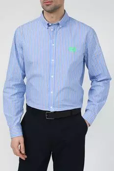 Рубашка хлопковая в полоску Casual Friday