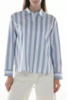 Рубашка хлопковая в полоску Cinque
