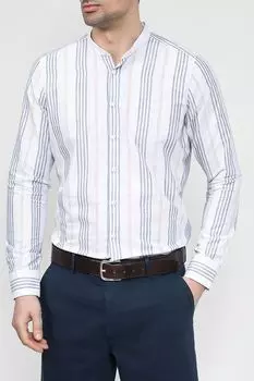 Рубашка хлопковая в полоску DIGEL