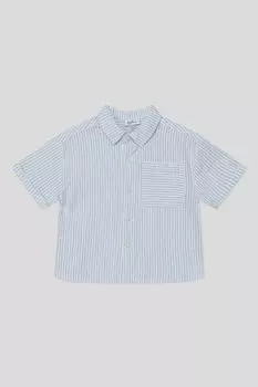 Рубашка хлопковая в полоску Fagottino