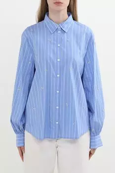 Рубашка хлопковая в полоску Gerry Weber