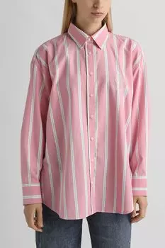 Рубашка хлопковая в полоску Guess Jeans