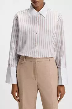 Рубашка хлопковая в полоску HUGO