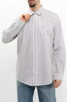 Рубашка хлопковая в полоску HUGO