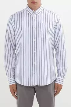Рубашка хлопковая в полоску Jack & Jones