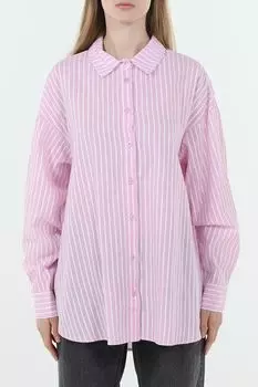 Рубашка хлопковая в полоску Loft