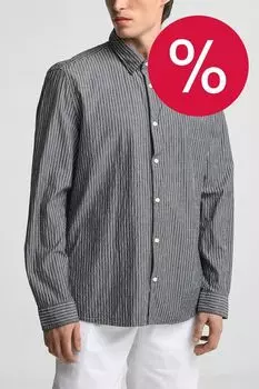 Рубашка хлопковая в полоску Marc O'Polo