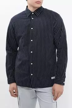 Рубашка хлопковая в полоску Marc O'Polo Denim