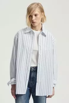 Рубашка хлопковая в полоску Nume
