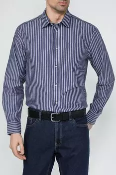 Рубашка хлопковая в полоску Piombo