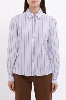 Рубашка хлопковая в полоску Piombo