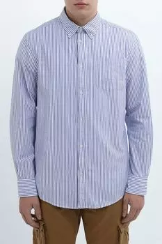 Рубашка хлопковая в полоску Piombo