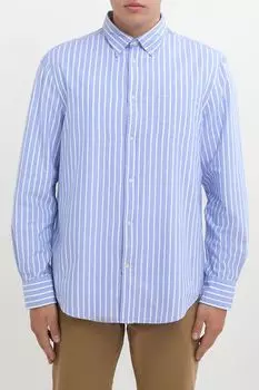 Рубашка хлопковая в полоску Piombo