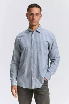 Рубашка хлопковая в полоску TOM TAILOR