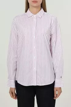 Рубашка хлопковая в полоску Tommy Hilfiger