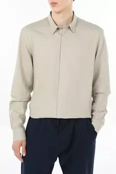 Рубашка из хлопка и льна Antony Morato