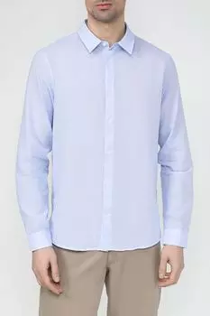 Рубашка из хлопка и льна MARCO DI RADI