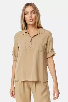 Рубашка из лиоцелла с накладными карманами CATNOIR