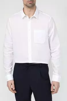 Рубашка из смеси хлопка и льна MARCO DI RADI