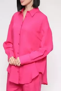 Рубашка из смеси вискозы и льна SHADE