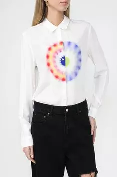 Рубашка из вискозы с принтом Desigual