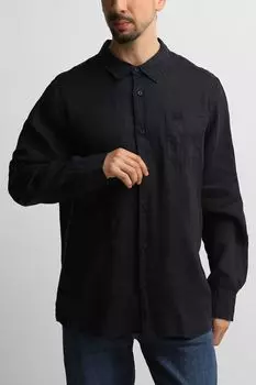 Рубашка льняная прямого кроя Guess