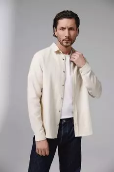 Рубашка льняная с карманом Oulyss