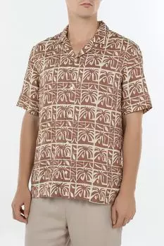 Рубашка льняная с коротким рукавом Casual Friday