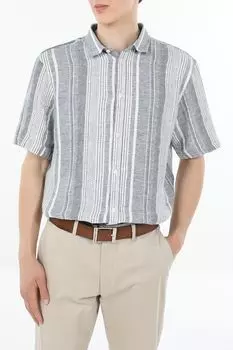 Рубашка льняная с коротким рукавом Casual Friday