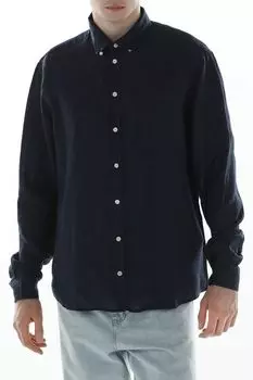 Рубашка льняная с воротником на пуговицах Casual Friday