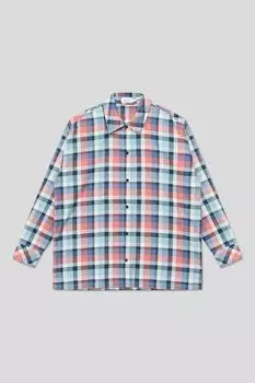 Рубашка на кнопках хлопковая в клетку Silver Spoon Life