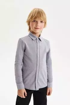 Рубашка на кнопках прямого кроя Silver Spoon